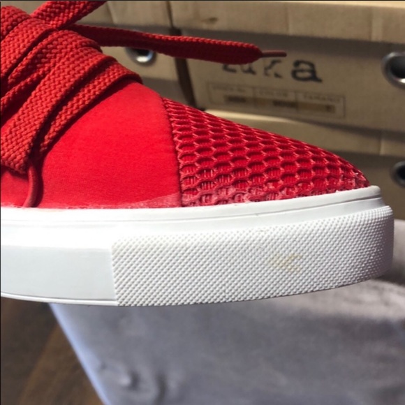#762 Red Zuka Sneakers - Picture 3 of 4